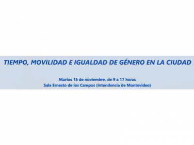Seminario “Tiempo, movilidad e igualdad de género en la ciudad”